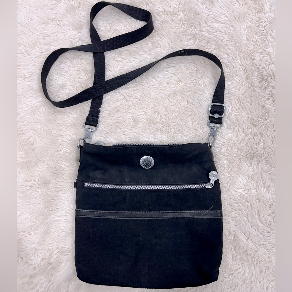 Black crossbody Kipling bag